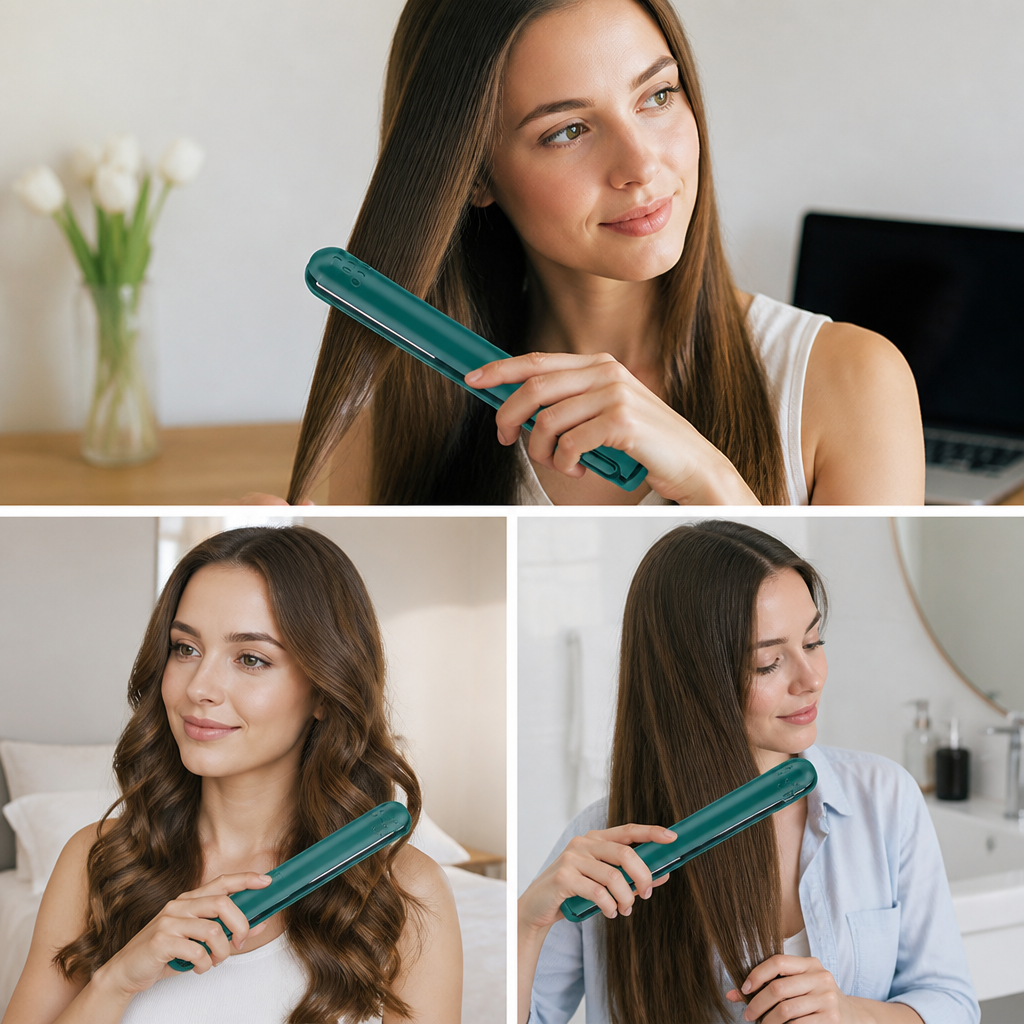 LuxeCurl™ Pro — Libérez des Cheveux de Salon Parfaits N'importe Où, N'importe Quand