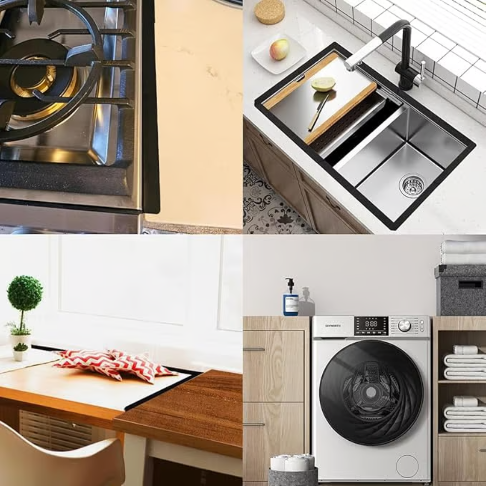 GapLock - Couvre-écarts de cuisinière ajustables