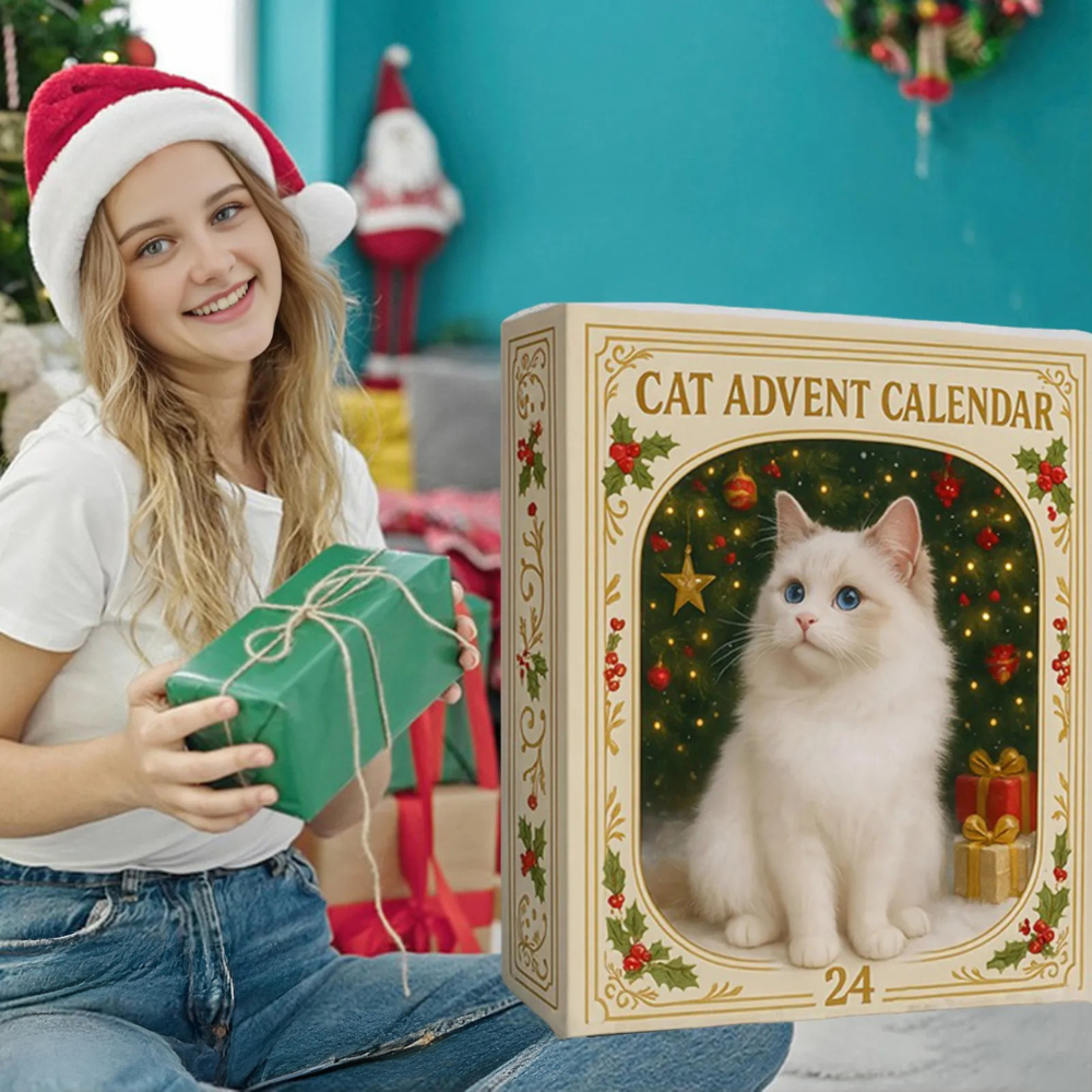 MeowMas | Compte à Rebours de Noël pour Chats Apportez de la Joie et l'Esprit de Noël dans Votre Maison