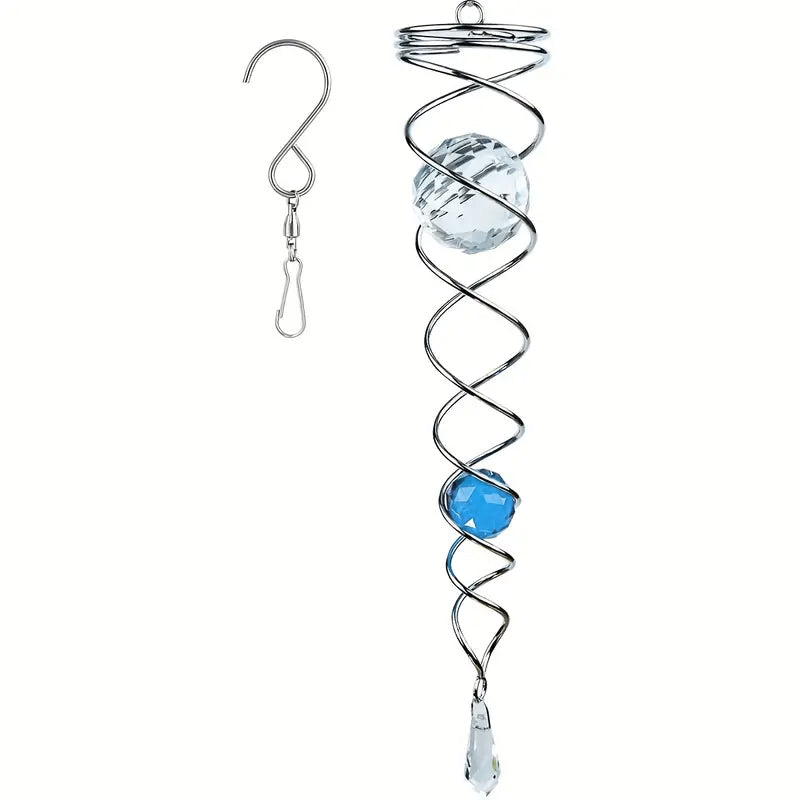 1+1 GRATUIT | CrystalTwister - Spirale Métallique en Cristal Mobile