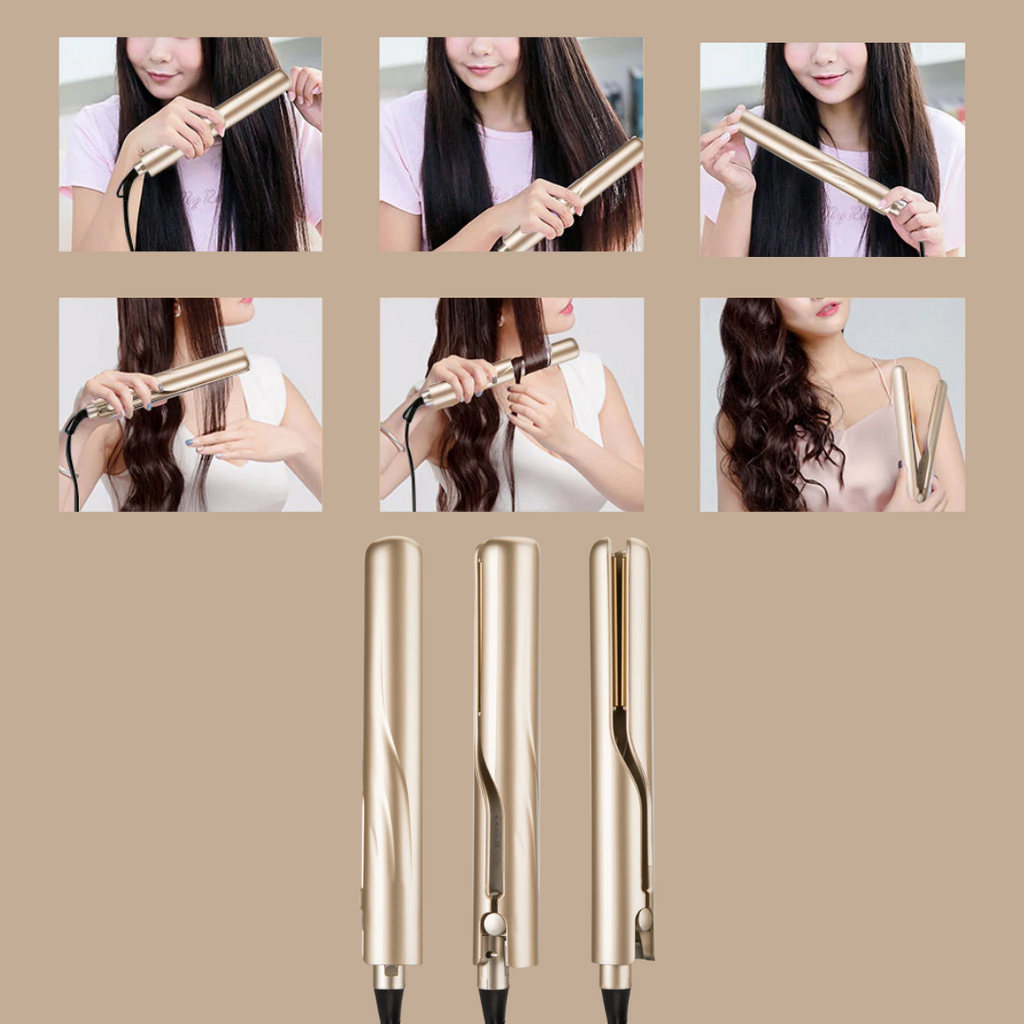 CurlyCrafter™ - Styler de cheveux professionnel 2-en-1