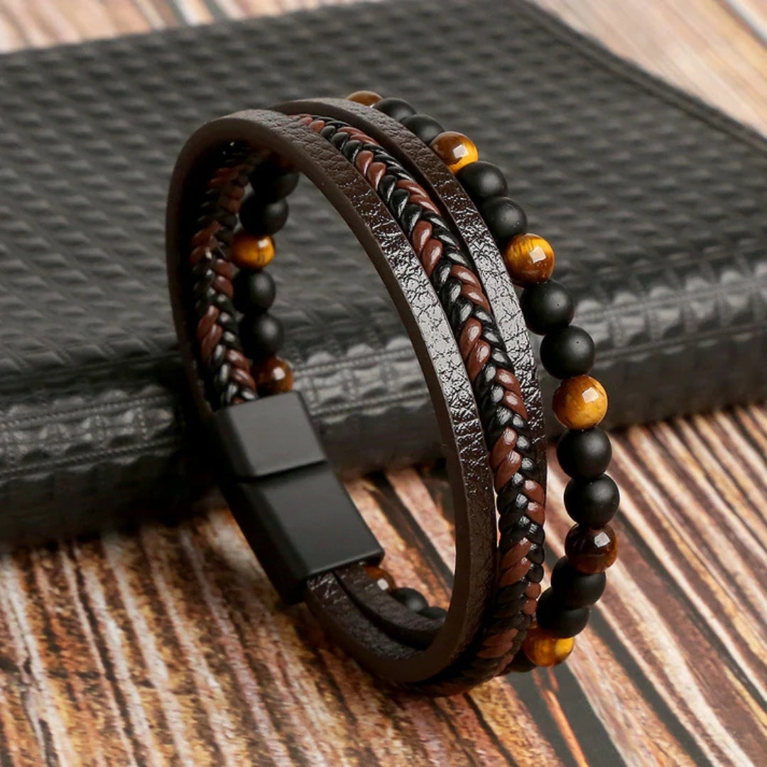 Vardeno - Bracelet pour Homme avec Fermeture Magnétique (1+1 GRATUIT)