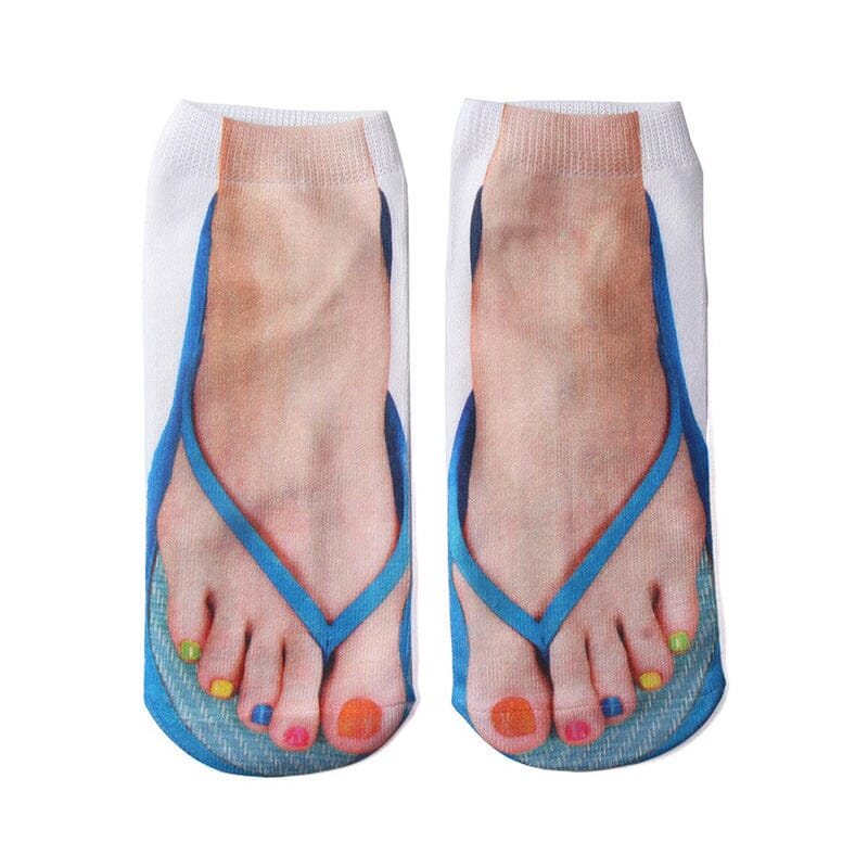 Chaussettes Imprimées Manucure Super Confortables