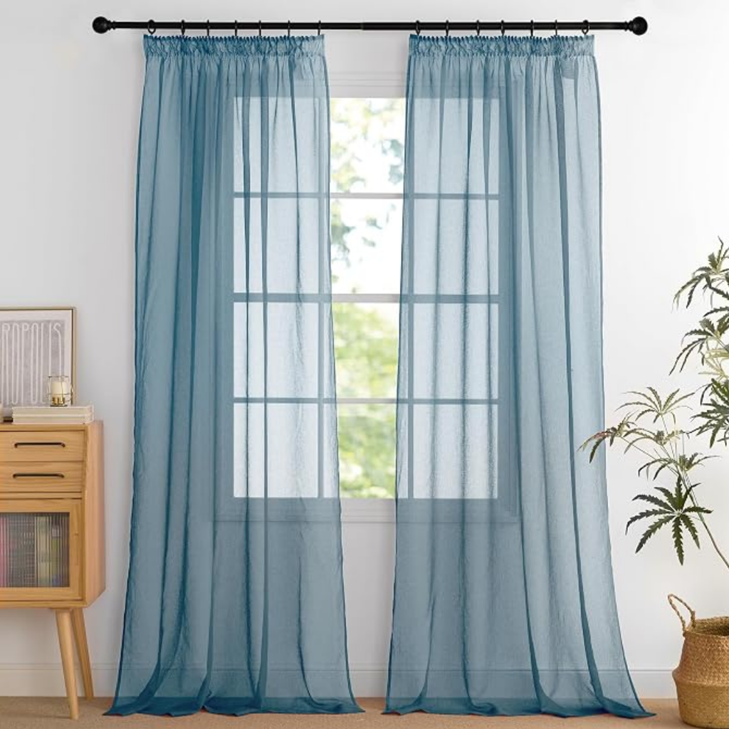 Rideaux - Aspect Lin Transparent