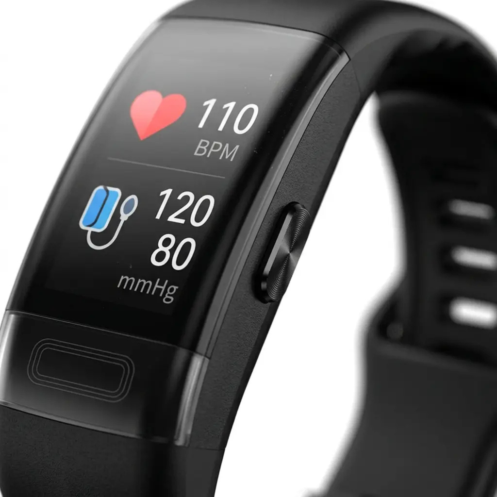 Bracelet Intelligent Moniteur de Tension Artérielle EKG, Fréquence Cardiaque, Saturation en Oxygène & Suivi du Sommeil Approuvé par la FDA