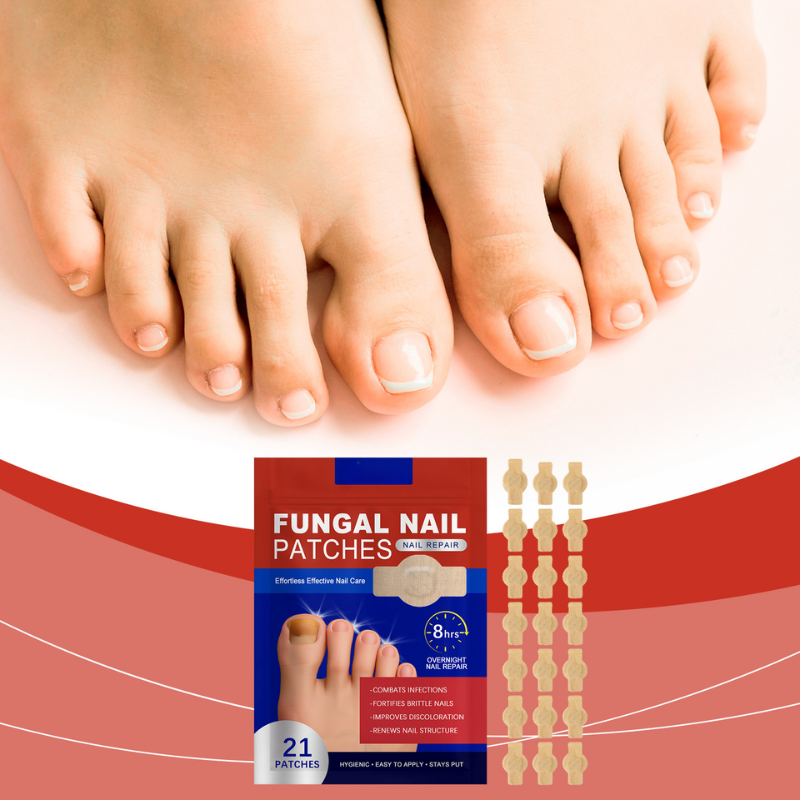 FungalPatch - Patch Antibactérien et Antifongique Pour Les Ongles
