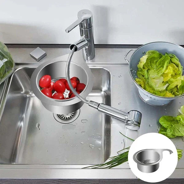 Globetrek° Écumoire à Lavabo 1+1 GRATUIT : Filtre en Acier Inoxydable Style Cygne