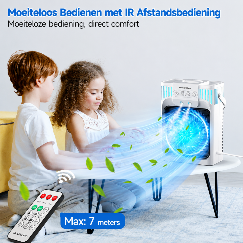 Climatiseur Portable - Refroidisseur d'air 5-en-1 avec Télécommande