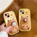 Coque de téléphone Capybara - Design mignon de Capybara avec bulles