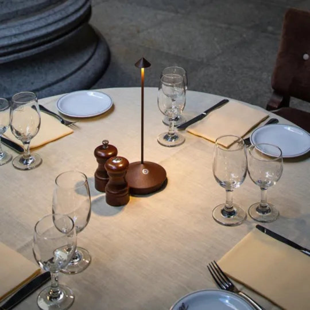Lampe de table - Lampe LED sans fil avec lumière dimmable - Lumisera