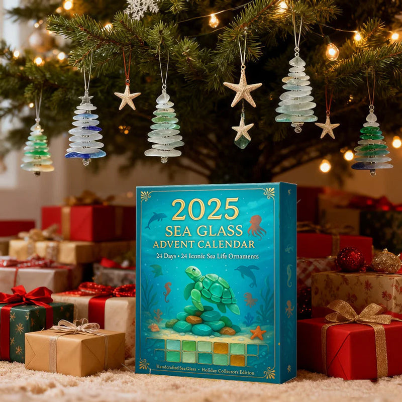 Calendrier de l'Avent ShellSpark 2025 | Découvrez des surprises quotidiennes avec des trésors artistiques en verre marin écologiques !