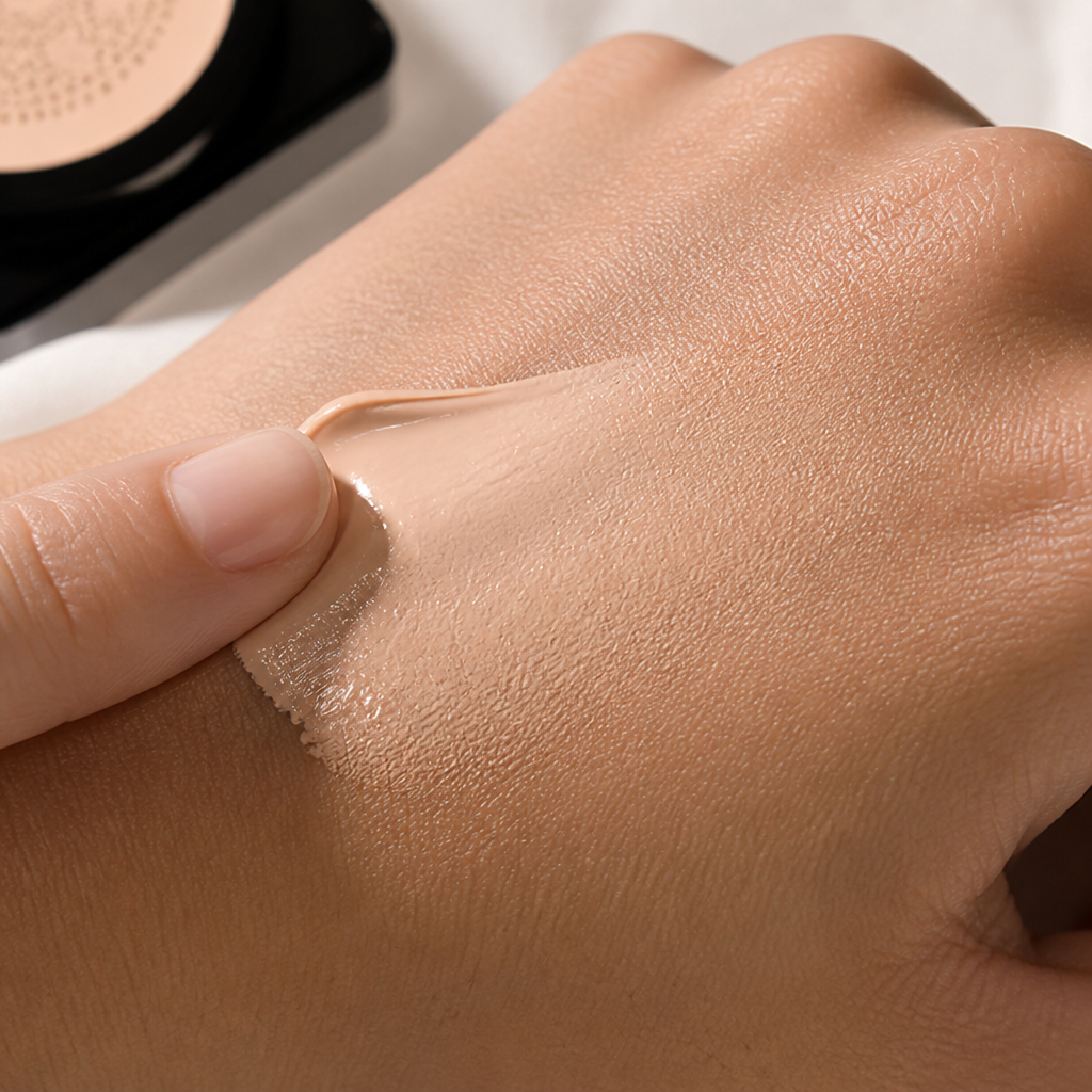 Veloura™ — Obtenez une Couverture Lisse, Comme Votre Peau, en Une Pression, Pas de Pinceau Nécessaire