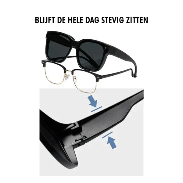 Sunvex - Lunettes de soleil - Modèle de surlunette avec protection polarisante UV400
