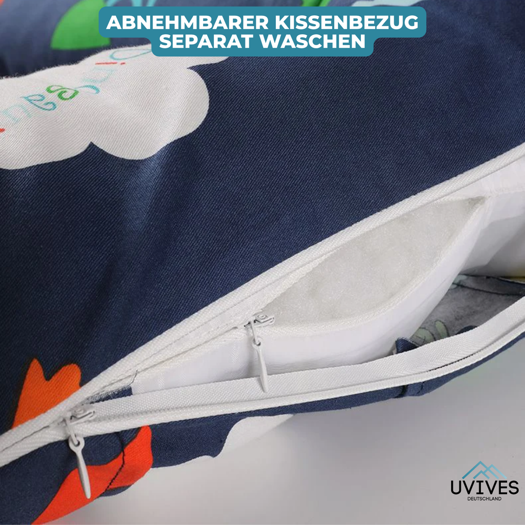 ComfortJourney - Coussin de voyage pour enfants à l'arrière de la voiture