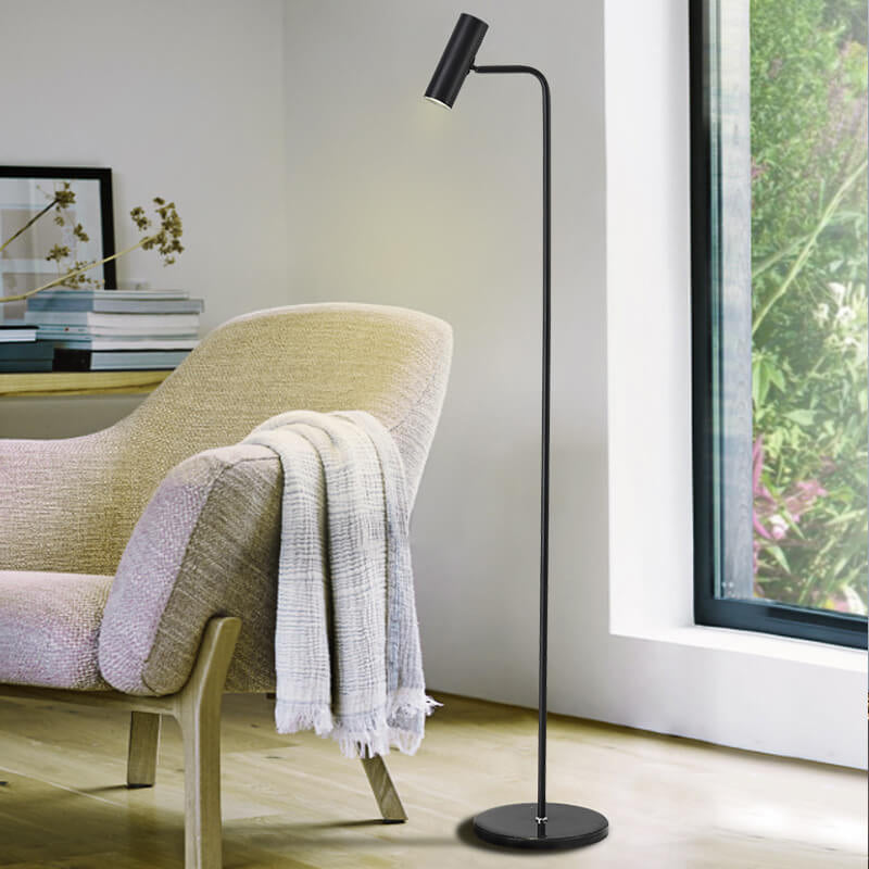 Lampe sur Pied LED Réglable en Fer Industriel