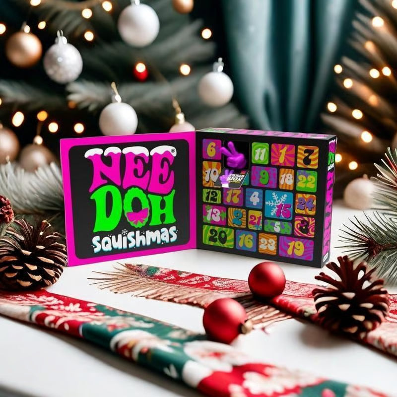 Needoh Calendrier de l'Avent Joyeux | Compte à rebours de Noël excitant pour un plaisir festif