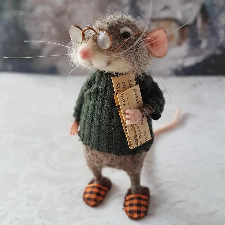 WhiskerWool - Souris en Feutre