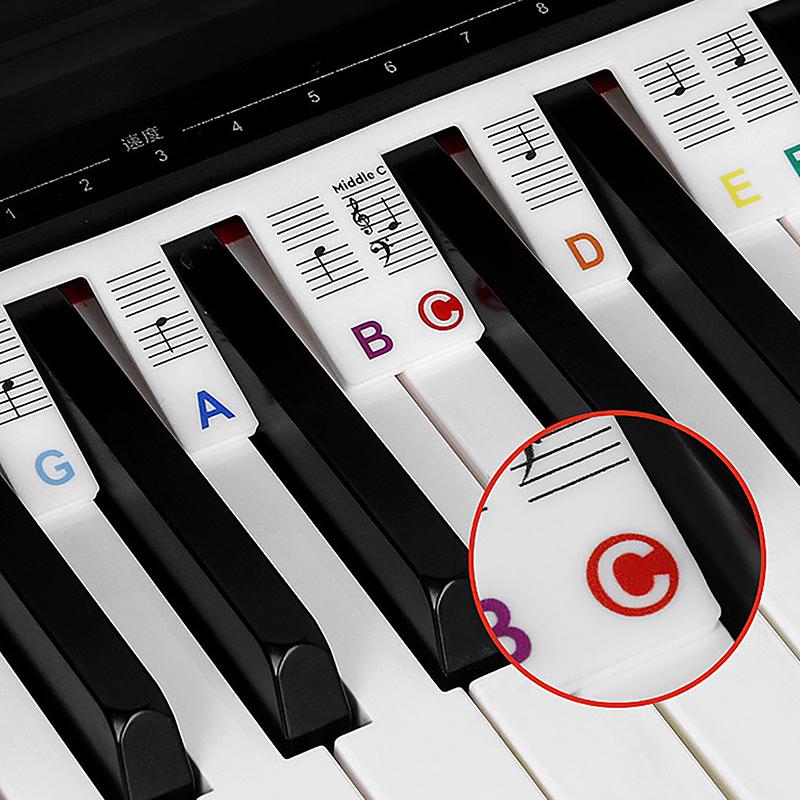 KeyboardLabel - Étiquette en Silicone Amovible pour Piano et Clavier