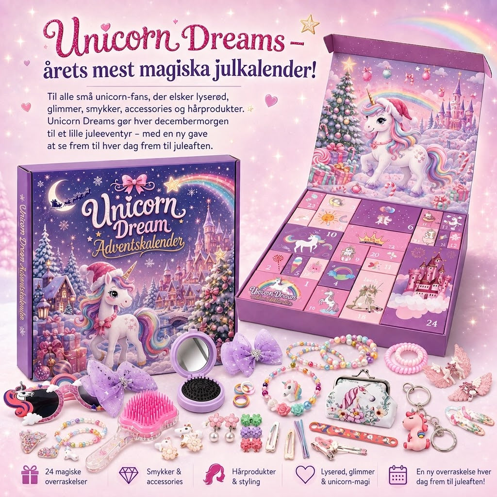Calendrier de l'Avent Rêves de Licorne