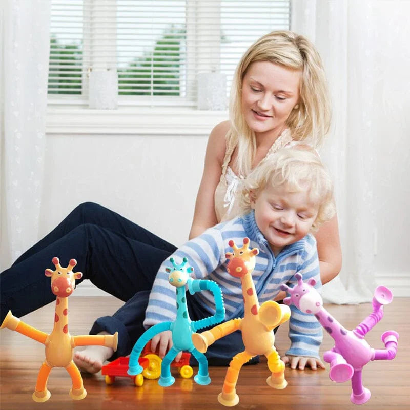 GiraffeStretch – Jouet de Suction Télescopique Amusant