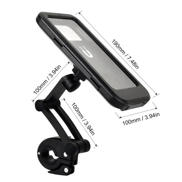 Support de Téléphone pour Vélo - Étanche et Réglable à 360°