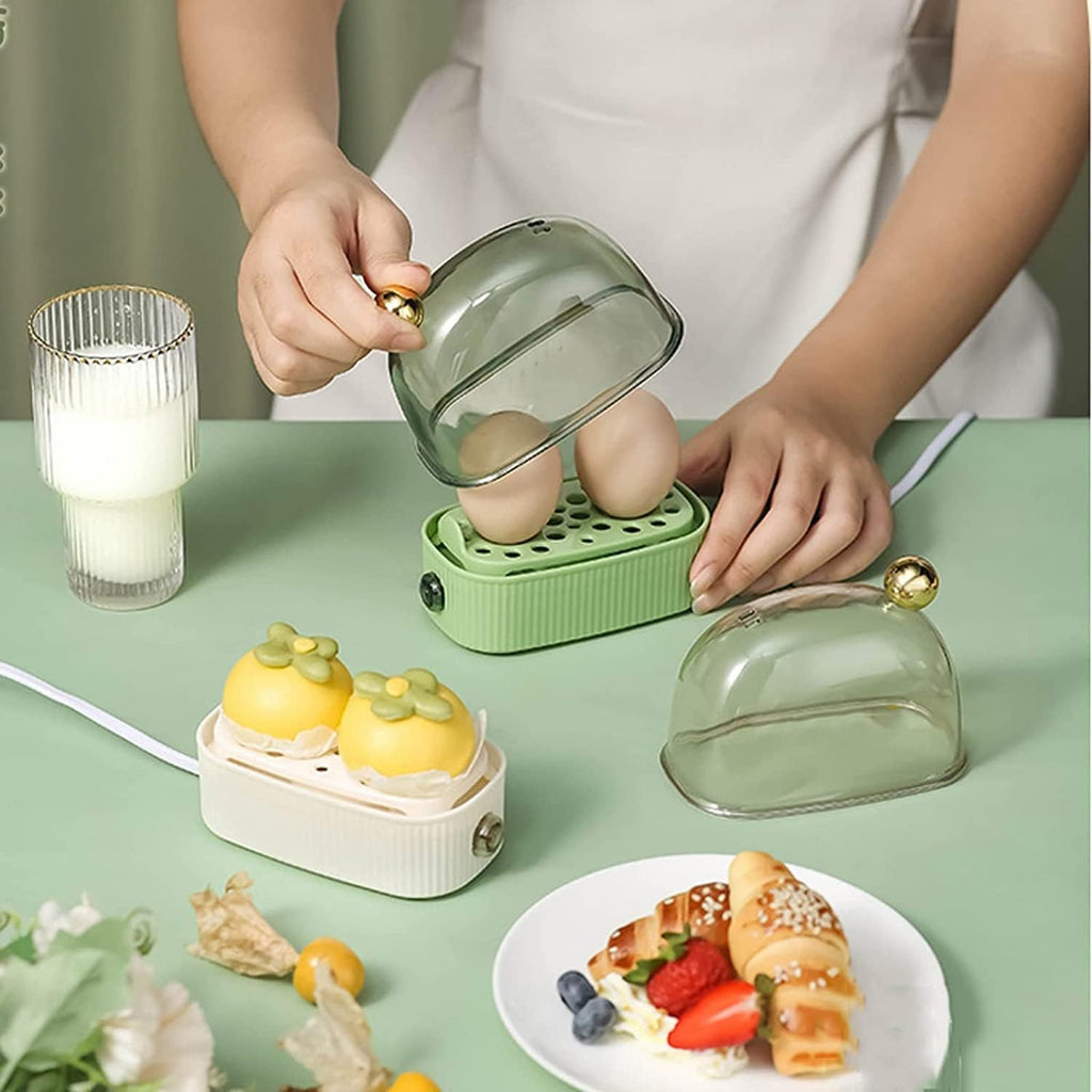 Cuit-Oeufs Électrique pour 2 Oeufs – Automatique & Parfaitement Cuits | Sansoti