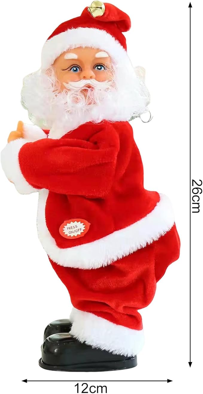 Père Noël Wobble avec Fesses Nues – Décoration de Noël Amusante