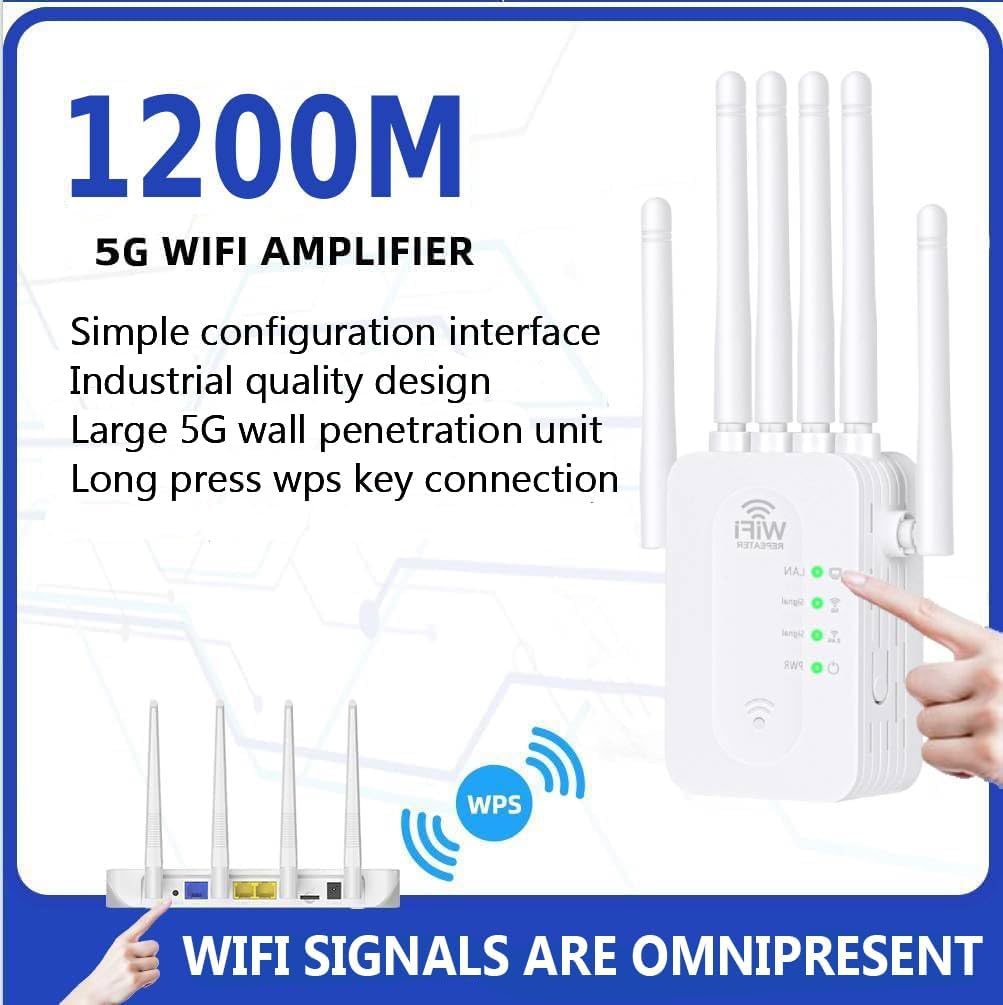 Amplificateur WiFi Extérieur | Répéteur WiFi Longue Portée avec Design Résistant aux Intempéries | Signal Amélioré pour un Streaming Fluide
