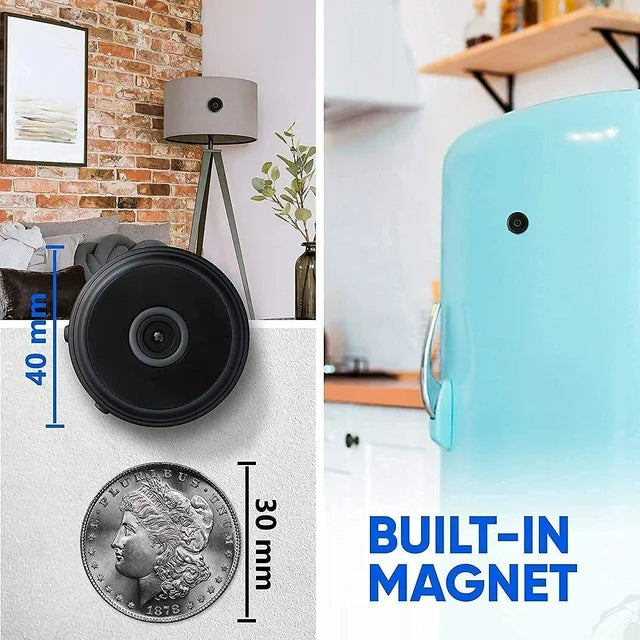 Skanto | Mini caméra magnétique sans fil avec audio et vidéo en direct