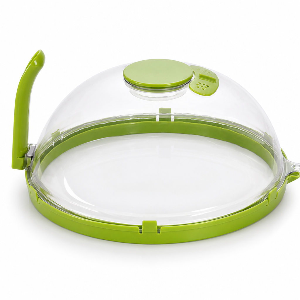 Splatteriva™ Micro-ondes Transparent 10" — Conservez les Nutriments et Évitez le Désordre pour des Repas Plus Sains et Savoureux à Chaque Fois