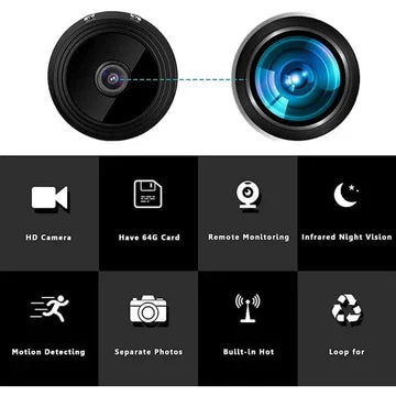 Skanto | Mini caméra magnétique sans fil avec audio et vidéo en direct