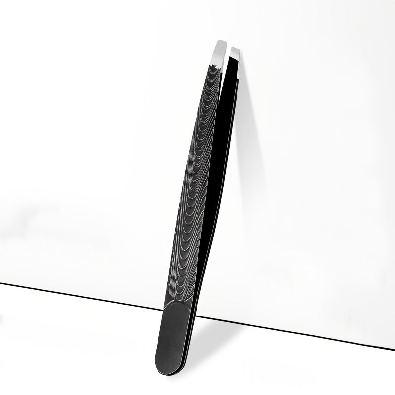 SculptSure - Pince à épiler angulaire noire de précision