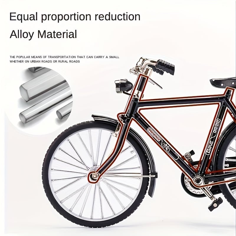 ArcadiaRide™ Mini Modèle de Vélo — Éveillez la Nostalgie avec un Artisanat Intemporel et de Valeur Héritage