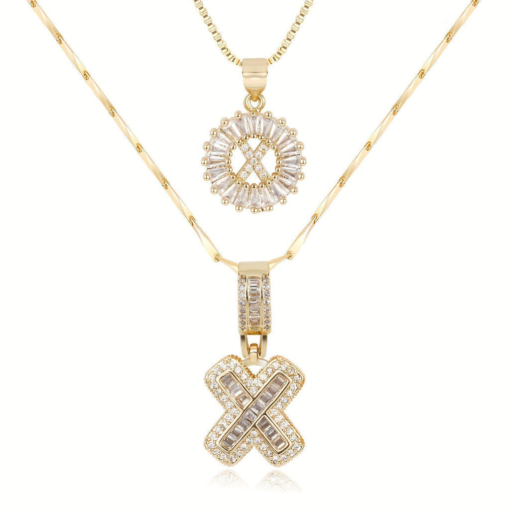 Collier GemLetter - Pendentif Initial avec Finition Luxe