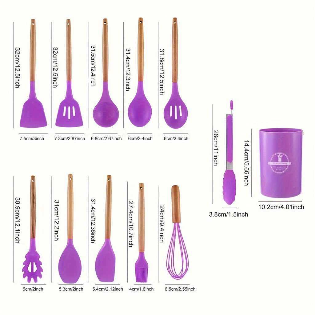 Skanto | Ensemble d'ustensiles de cuisine premium 12 pièces
