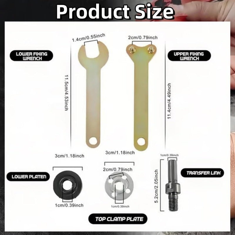 Kit d'adaptateur de perceuse à meuleuse