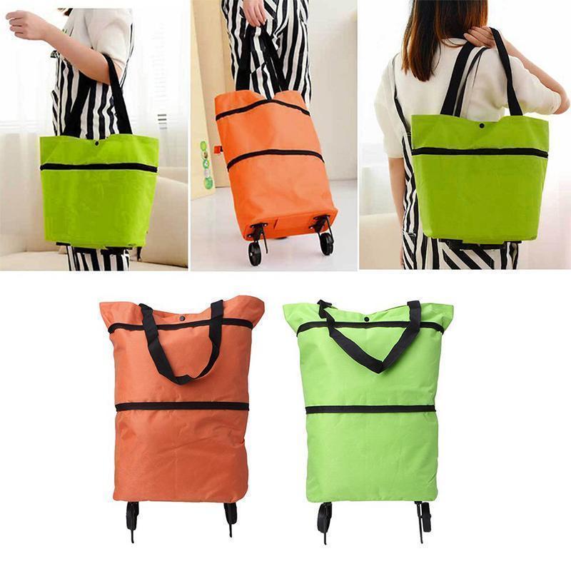 Panier de Courses | Sac Roulant Pliable | Transport Léger | Icone