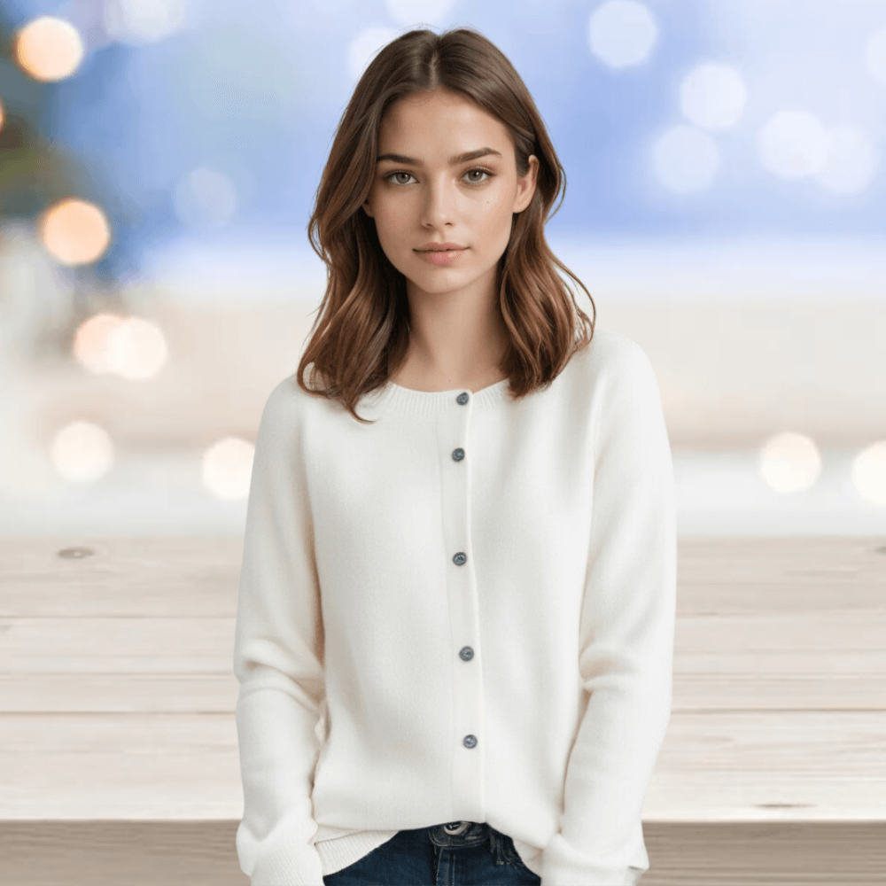 Cardigan Femme avec Col en V
