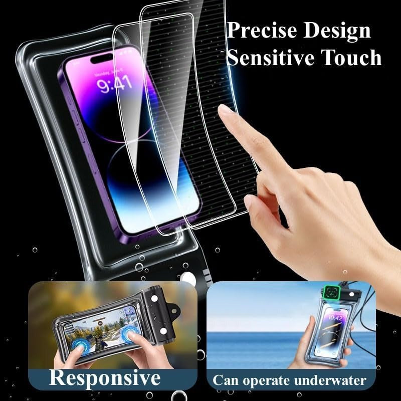 Achetez 1 Obtenez 1 Gratuit Pochette de Téléphone Étanche Flottante IPX8
