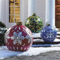 Boules de Noël XL – Décoration de Noël Jumbo Résistante aux Intempéries pour Intérieur & Extérieur