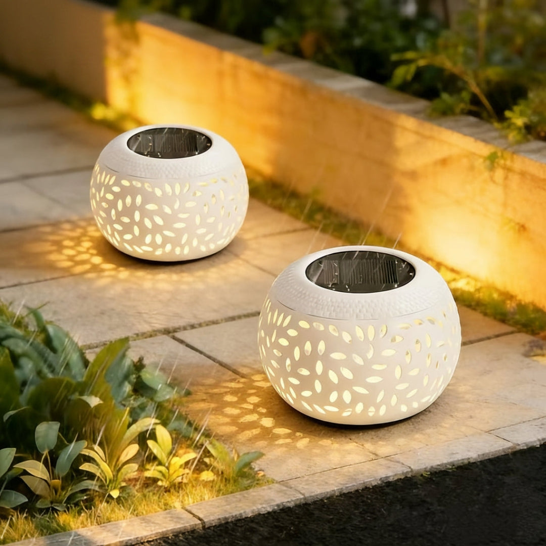 Lampe de Table Solaire d'Extérieur - Lampe Solaire Ambiante pour l'Extérieur