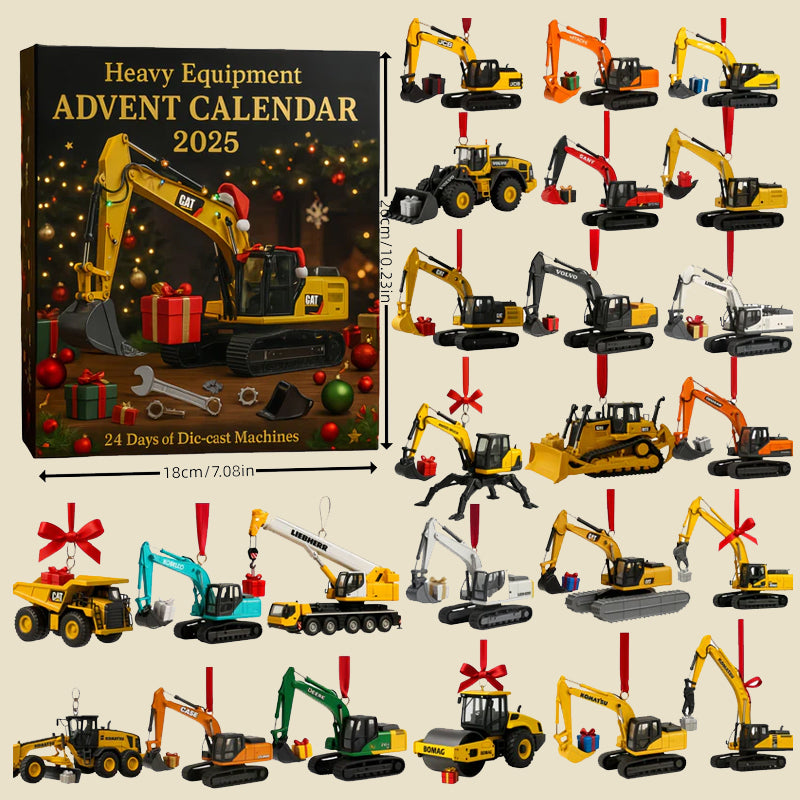 Calendrier de l'Avent HeavyGear | Des surprises passionnantes chaque jour pour les amateurs de machines lourdes