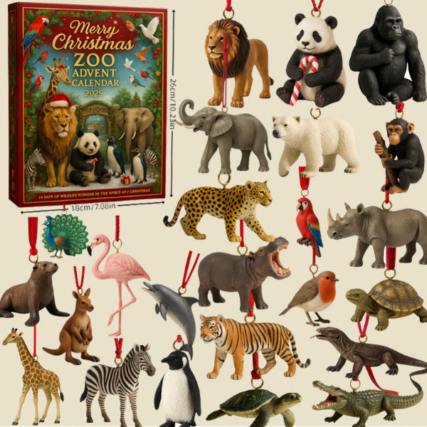 ZooFest | Joyeux Calendrier de l'Avent Zoo de Noël 2025 Compte à Rebours Festif