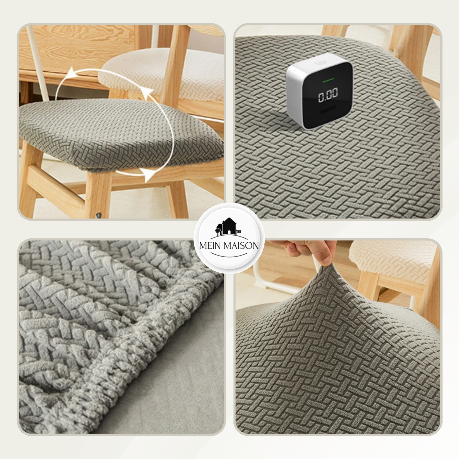 2+2 GRATUIT | SilqueShield – Protection de chaise élégante pour vos meubles !