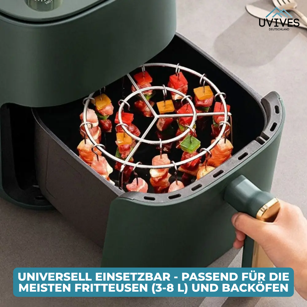 CrispGrill Set – Plaisir croustillant sans fumée ni graisse !
