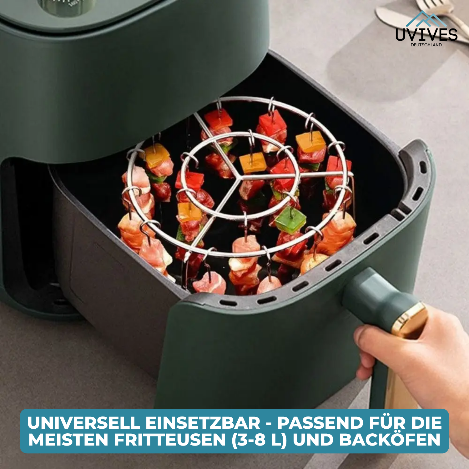 CrispGrill Set – Plaisir croustillant sans fumée ni graisse !