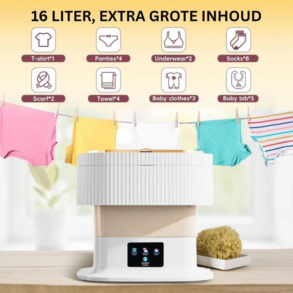 Lave-linge portable - Design pliable 11L