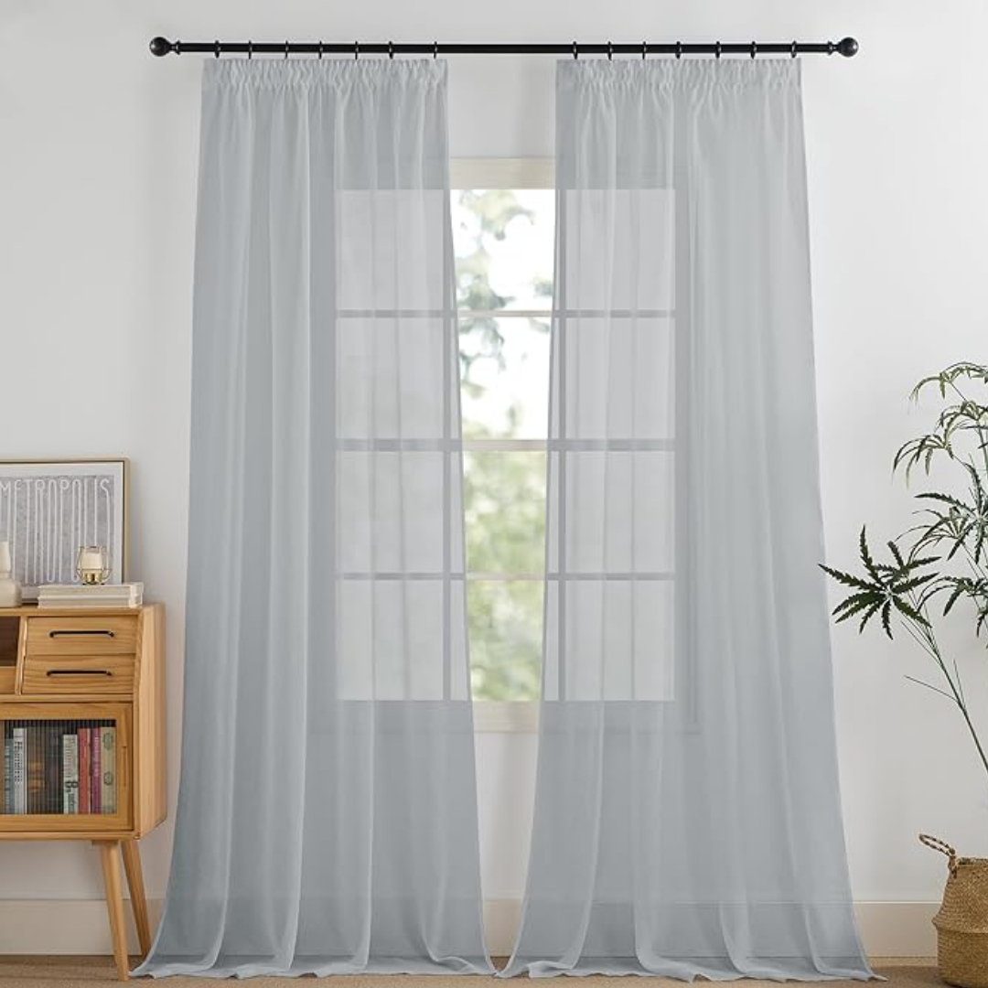 Rideaux - Aspect Lin Transparent