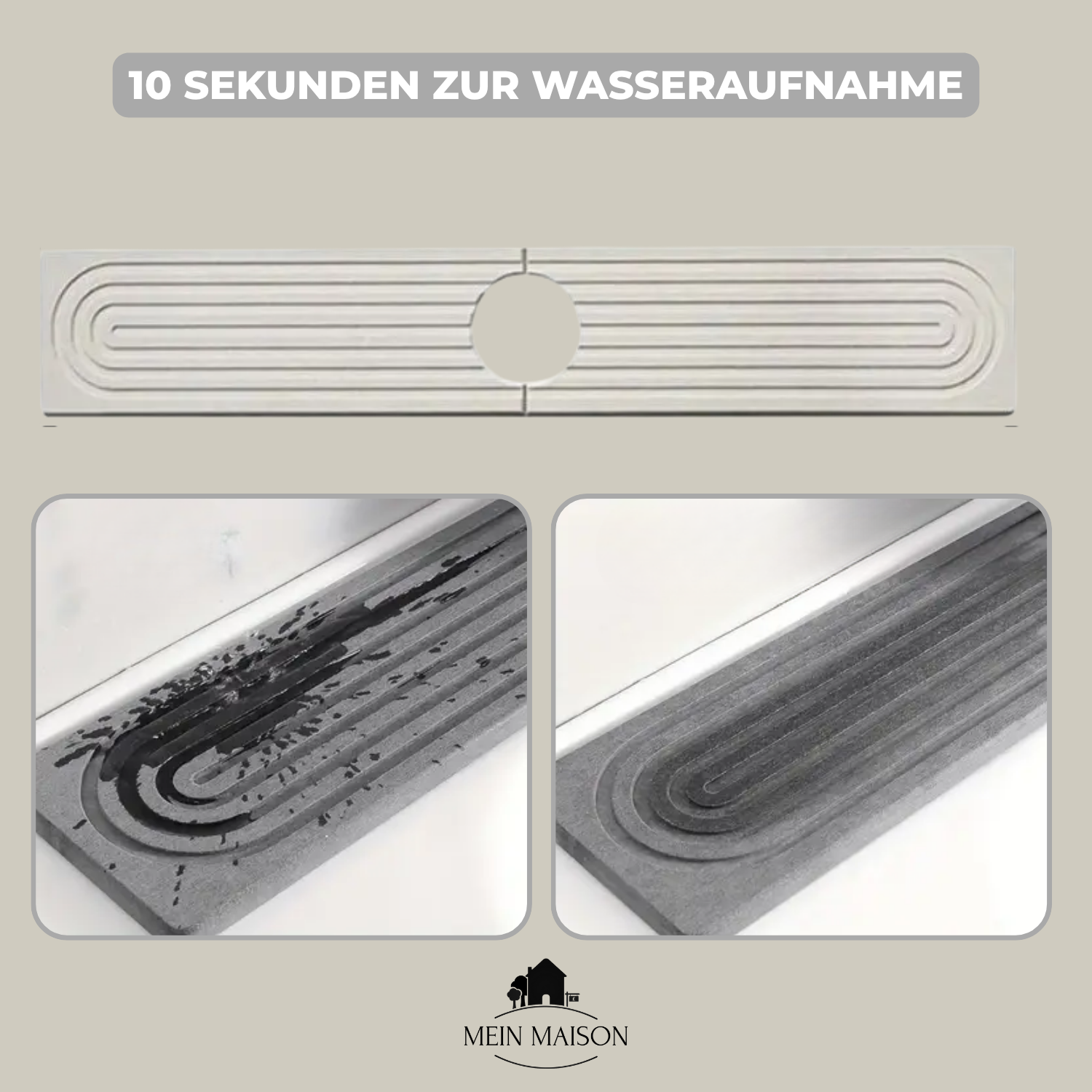 AquaStone – Le sous-plat qui absorbe l'eau