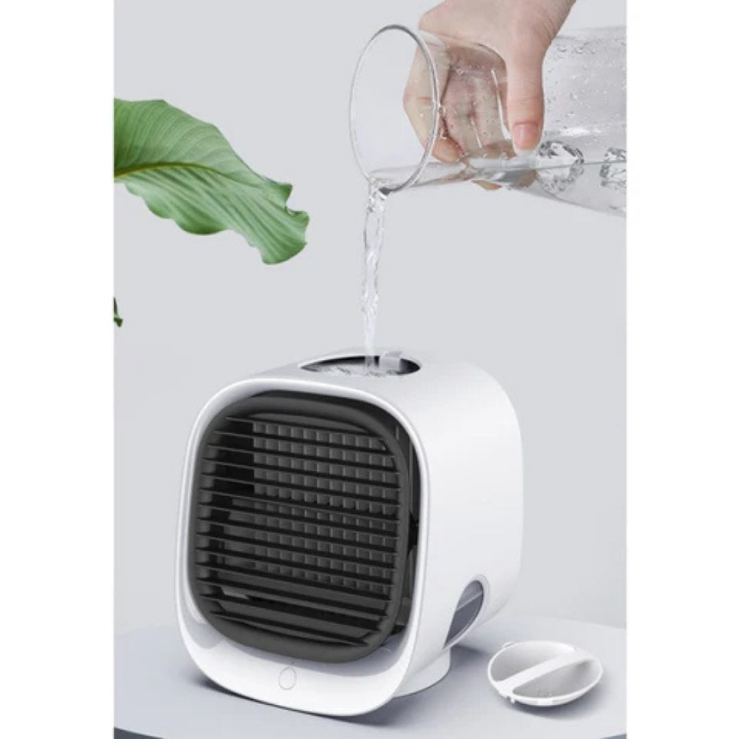 Climatiseur Compact avec Humidificateur d'Air pour Chambre et Bureau via USB - CoolMist
